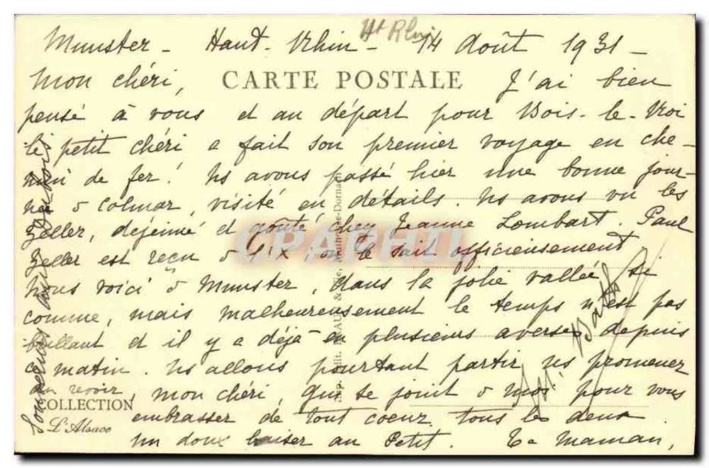Munster — Vista Geral — editor desconhecido, n° 3204 - Verso
