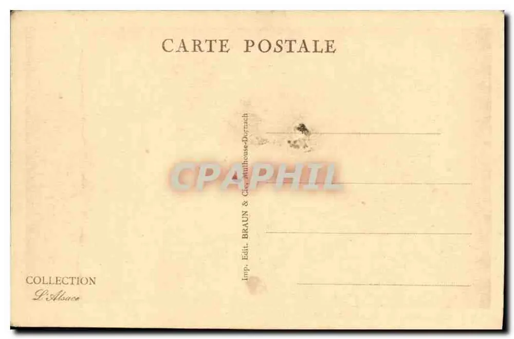 Munster — Praça do Mercado — editor Braun & Cie, n° 2752 - Verso