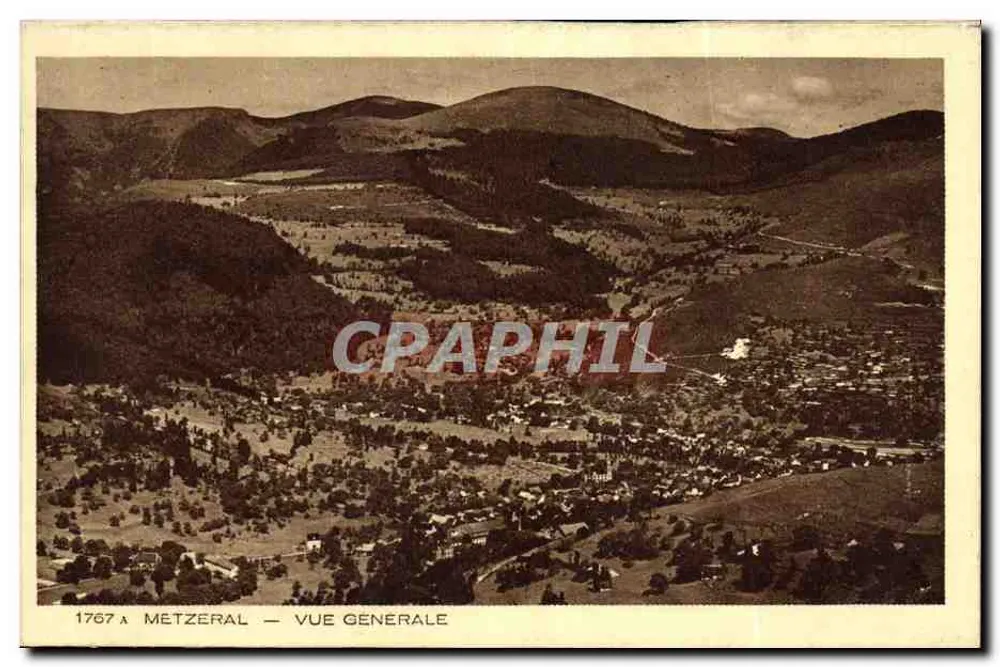 Metzeral — Vista Geral — Coleção L'Alsace - Frente