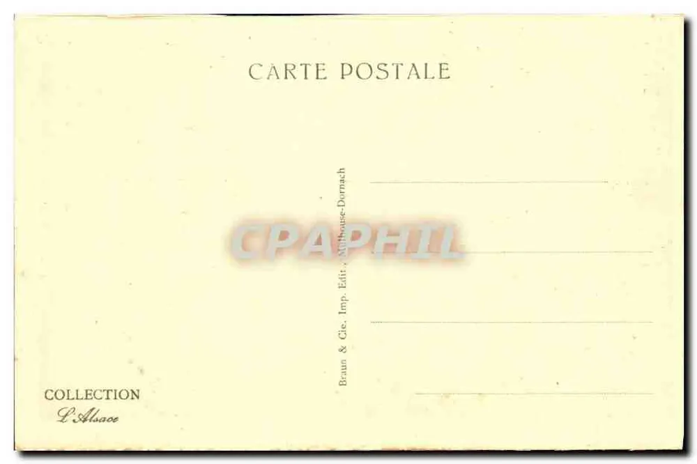 Metzeral — Vista Geral — Coleção L'Alsace - Verso