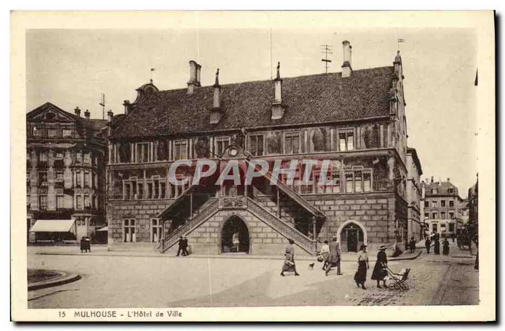 Mulhouse - O Hotel de Ville - Frente