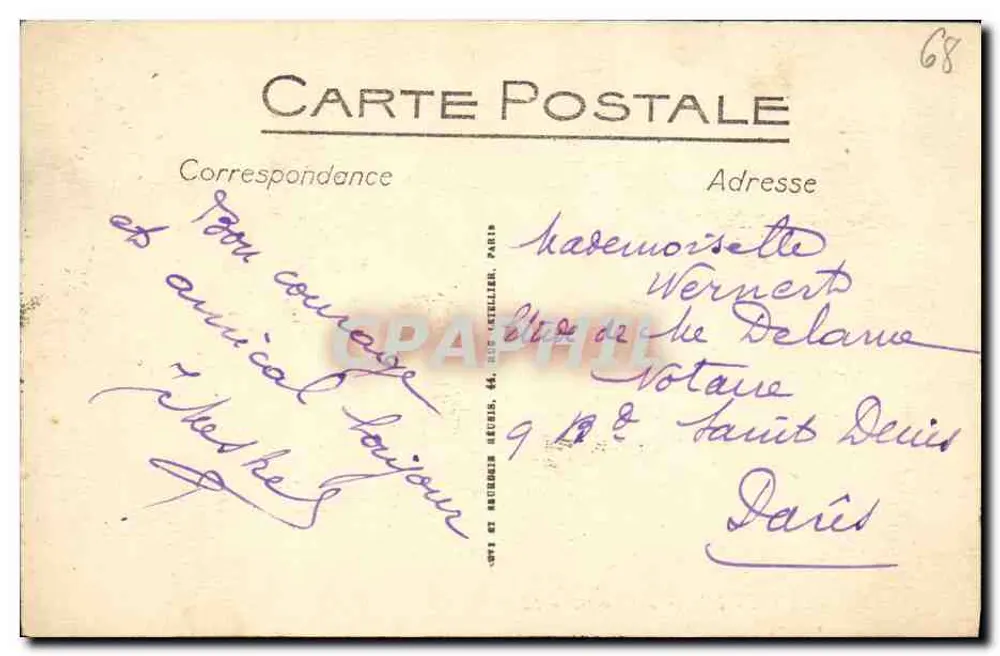 Mulhouse - O Hotel das Correios - LL - Verso