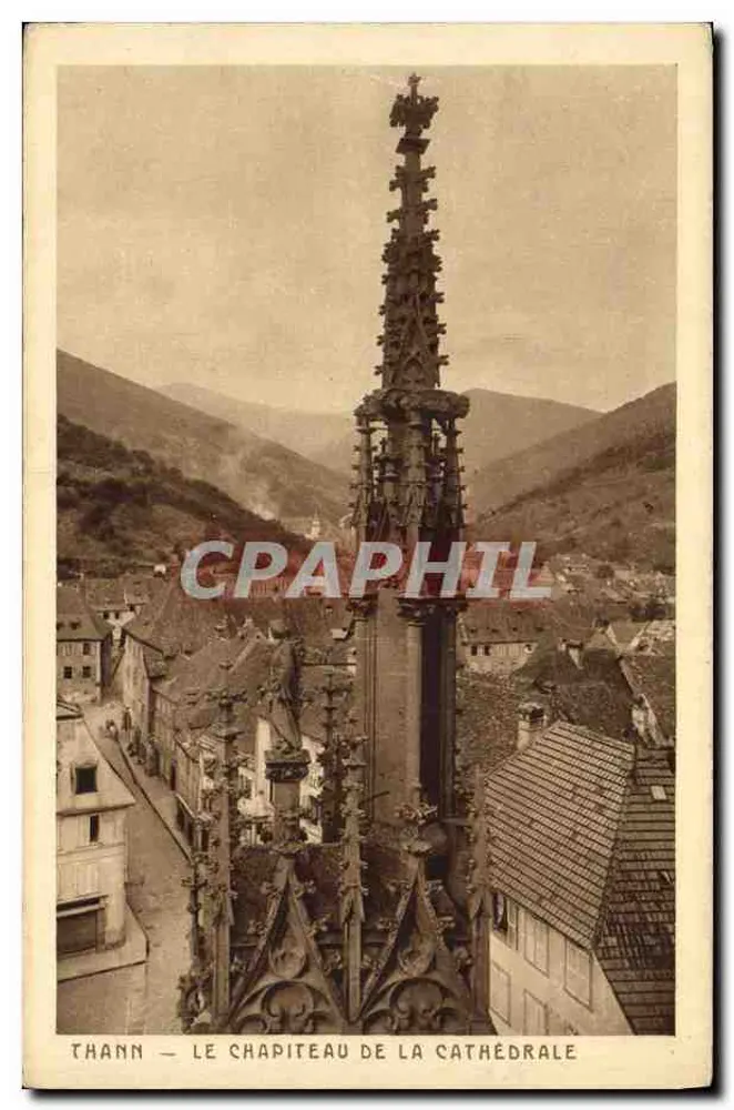 Thann — O capitel da catedral — Braun & Cie, Imp. e Édit. Dornach, n° 487 - Frente