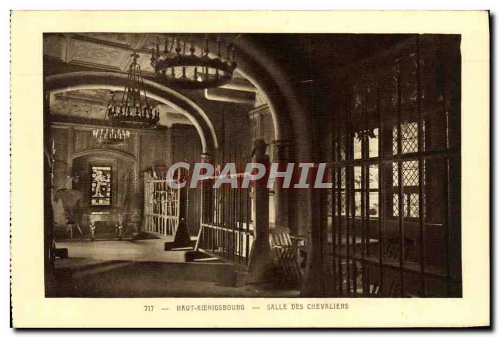 Haut-Kœnigsbourg — Saal der Ritter — Sonderausgabe des Schlosses - Vorderseite