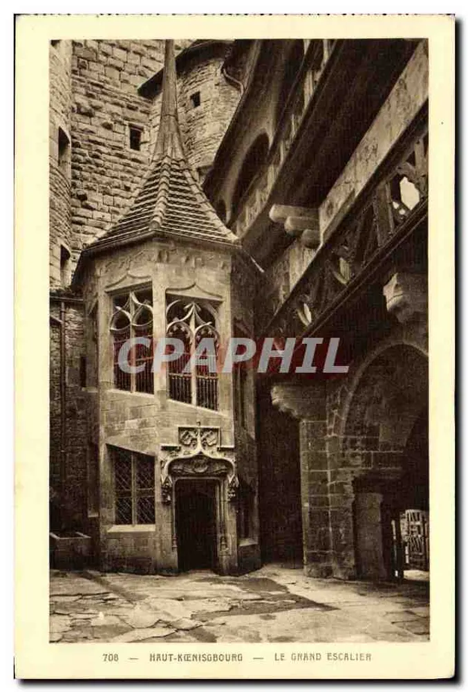 Haut-Kœnigsbourg — La Grande Scala — Edizione speciale del Castello - Recto