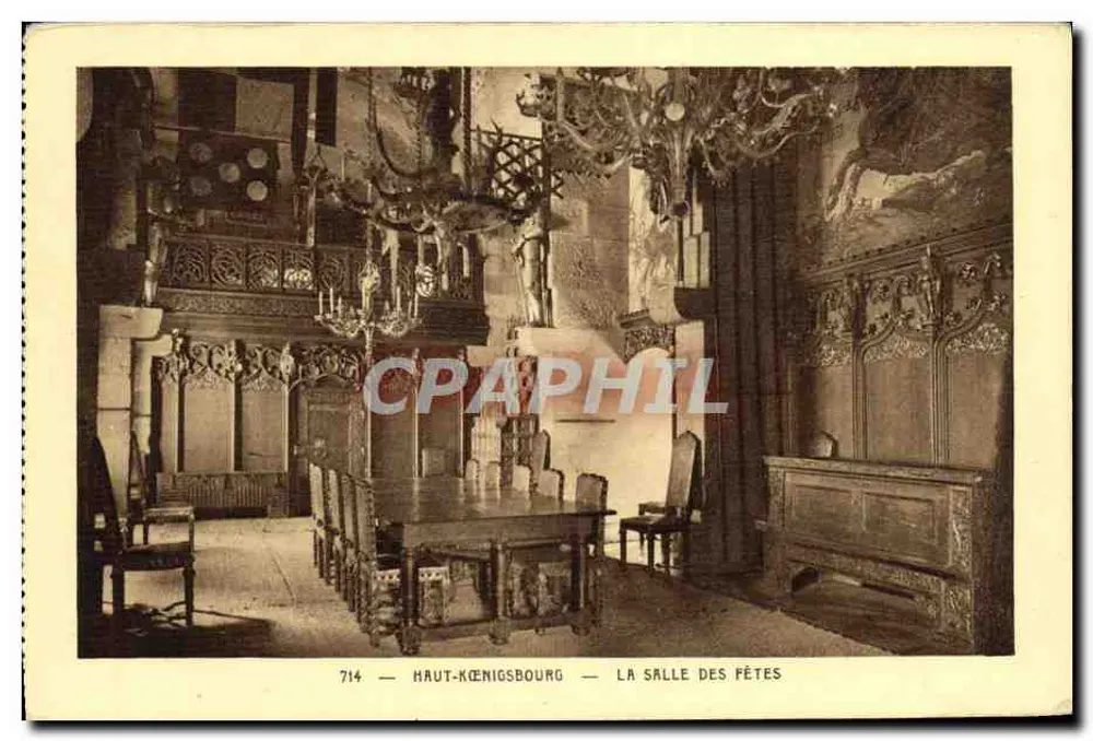Haut-Königsbourg — Die Spiegelhalle — Sonderausgabe des Schlosses - Vorderseite