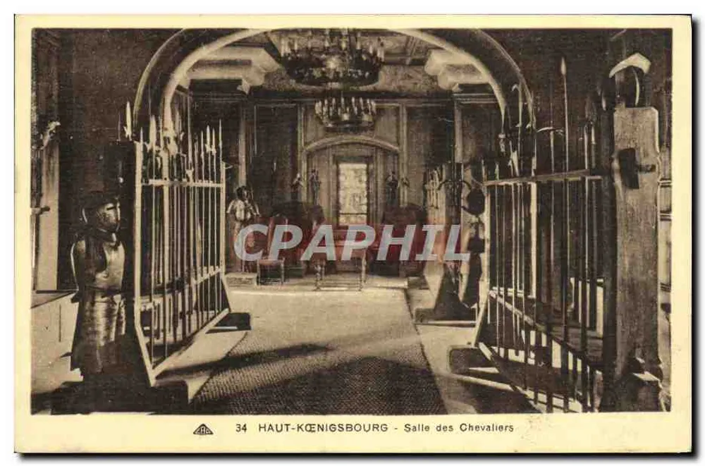 Haut-Königsbourg - Saal der Ritter — Sonderausgabe des Schlosses - Vorderseite