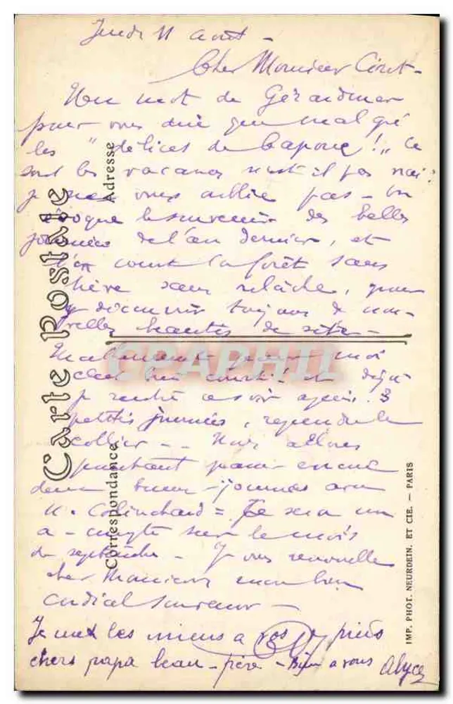 Rochy HOHNECK — ND. Fot. — n° 292 - Rewers