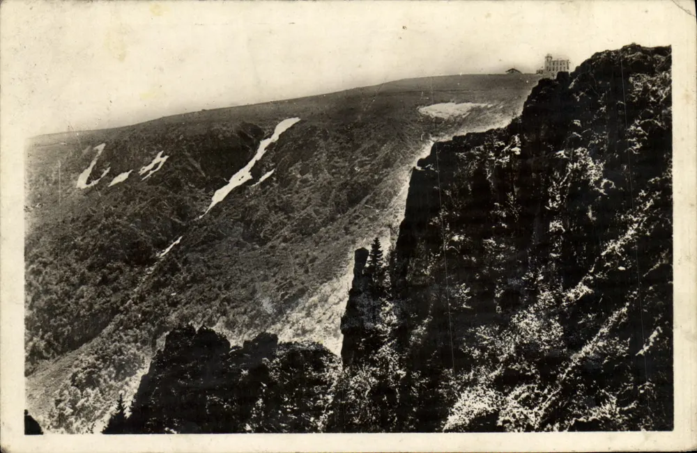 Le Honeck — Ansicht der Martinswand — Édition la Corse, Straßburg - Vorderseite