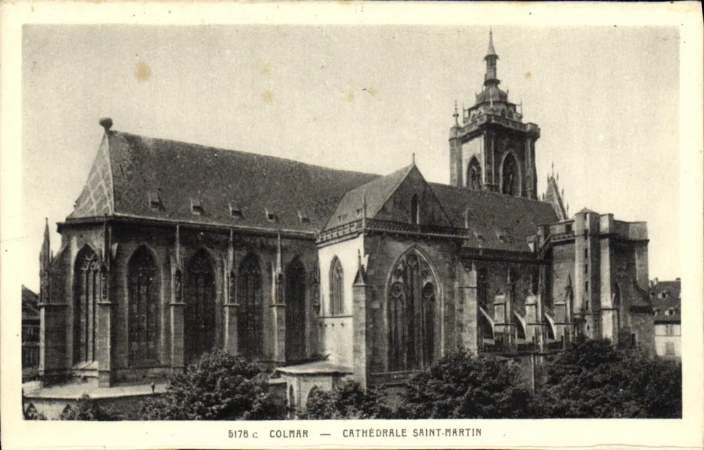 Colmar — Catedral de São Martinho — Edição Wibeco - Frente