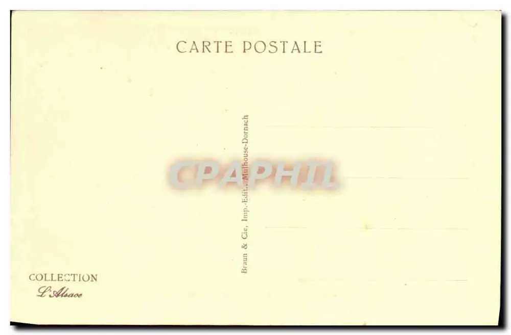 Colmar — Cloître dos Dominicanos — Coleção L'Alsace - Verso