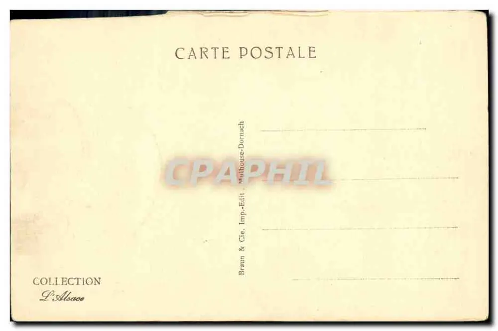 Colmar — L'église Saint-Martin et les vieux toits — Collection L. Alsace - Rückseite