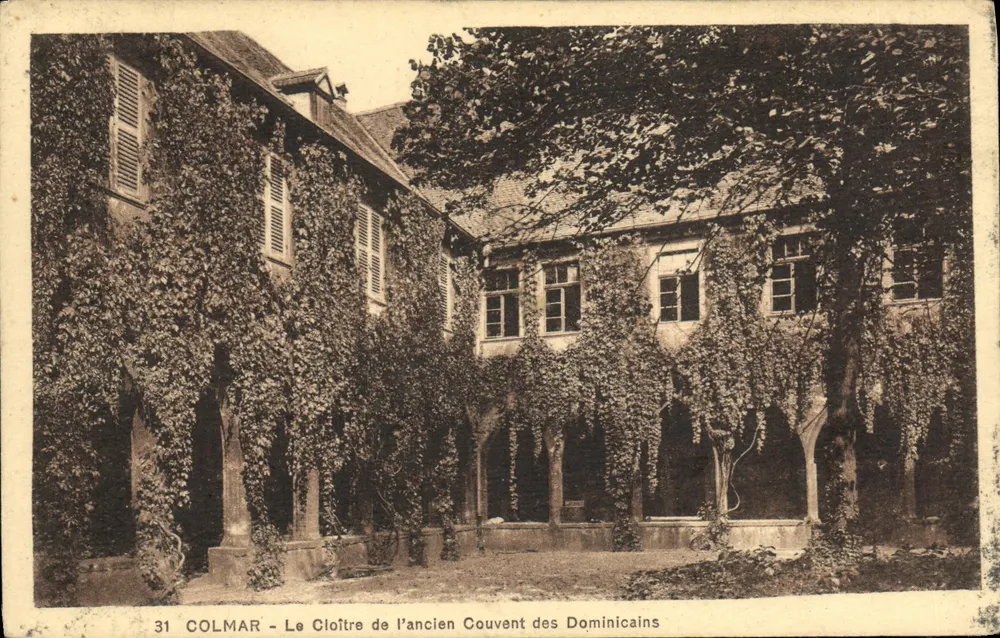 Colmar — Der Cloister des ehemaligen Dominikaner-Klosters — unbekannter Verlag, Nr. 31 - Vorderseite