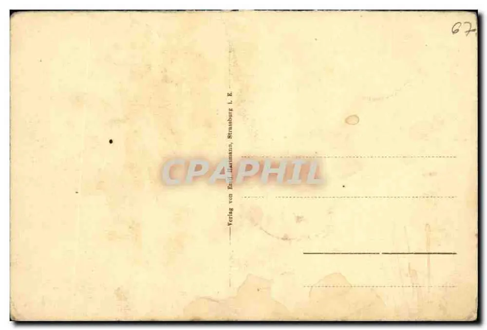 Estrasburgo — Petite France — Verlag von Emil Haasmann, Estrasburgo - Verso