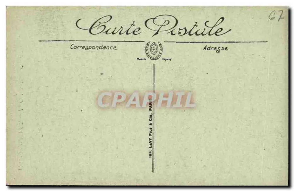 Straßburg — Die Kathedrale — Der Große Portal — Die Patriarchen — LL. — Nr. 170 - Rückseite