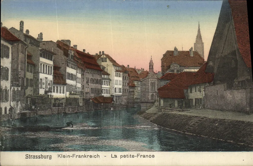 Straßburg - Klein-Frankreich - La petite-France - Vorderseite