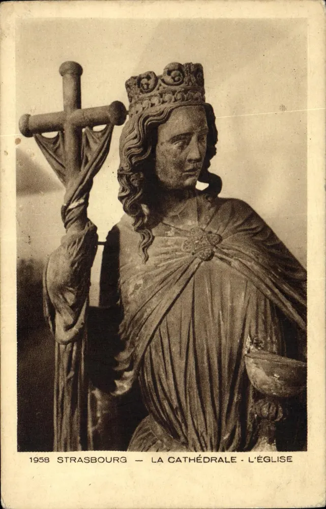 Strasbourg — Die Kathedrale — Die Kirche — 1958 - Vorderseite