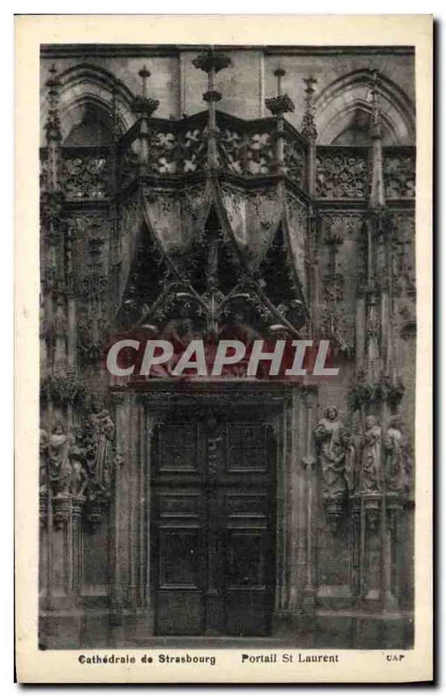 Strasbourg-Kathedrale — Portal Saint-Laurent — Verlag CAP - Vorderseite