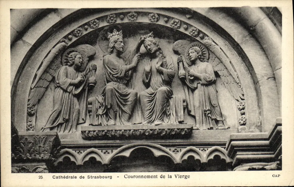 Kathedrale Straßburg - Krönung der Jungfrau — CAP - Vorderseite