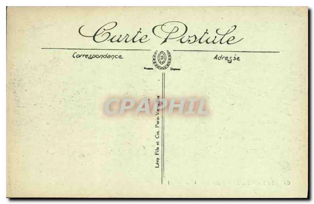 Estrasburgo — O Hôtel-de-Ville — editor Levy Fils et Cie, Paris - Verso