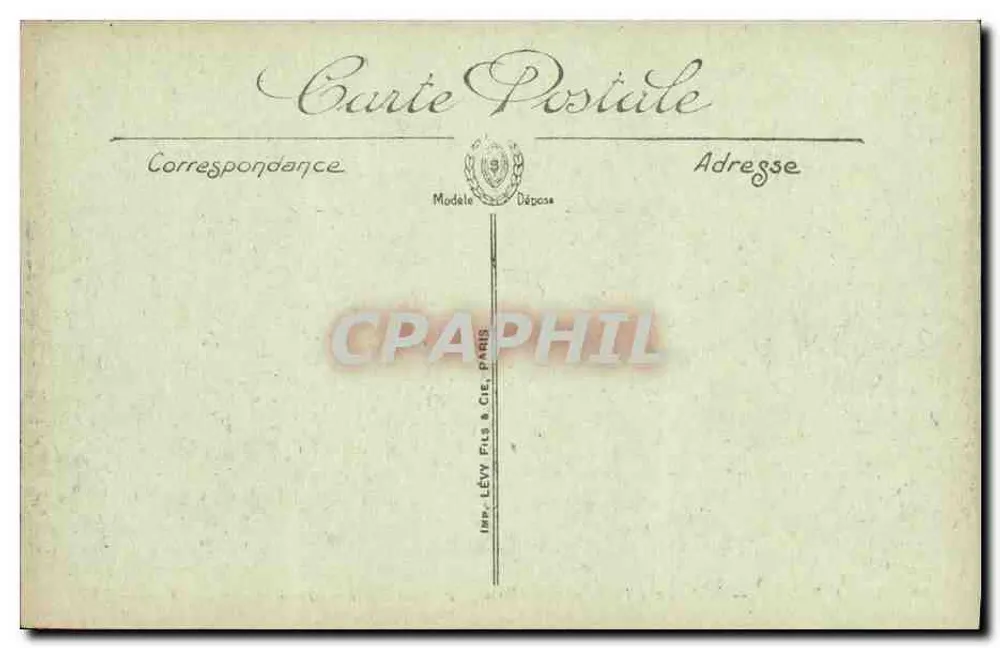 Strasbourg — Das Alte Präfekturgebäude — Palais du Commissaire général d'Alsace-Lorraine — LL. — n°78 - Rückseite