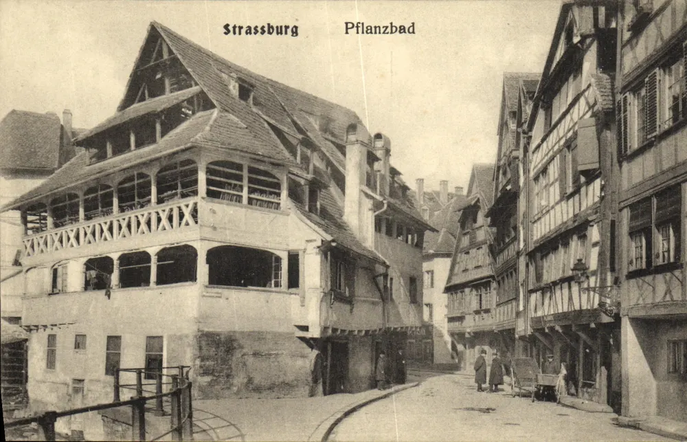 Strasbourg — Pflanzbad — Jul. Manias & Cie, Strasbourg - Frente