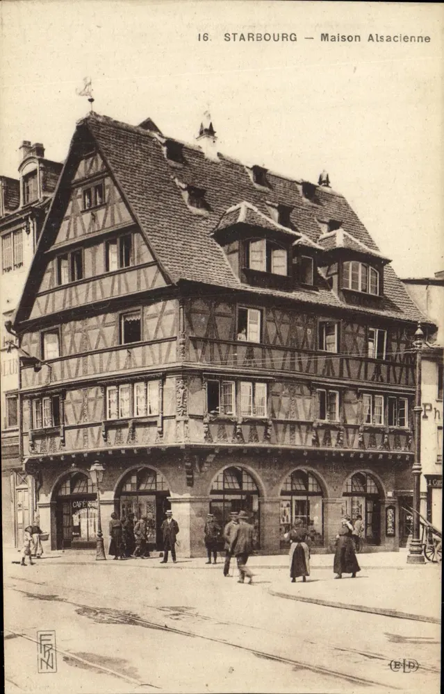 Straßburg — Dom Alaski — Wydawca: Ph. ELD - Awers