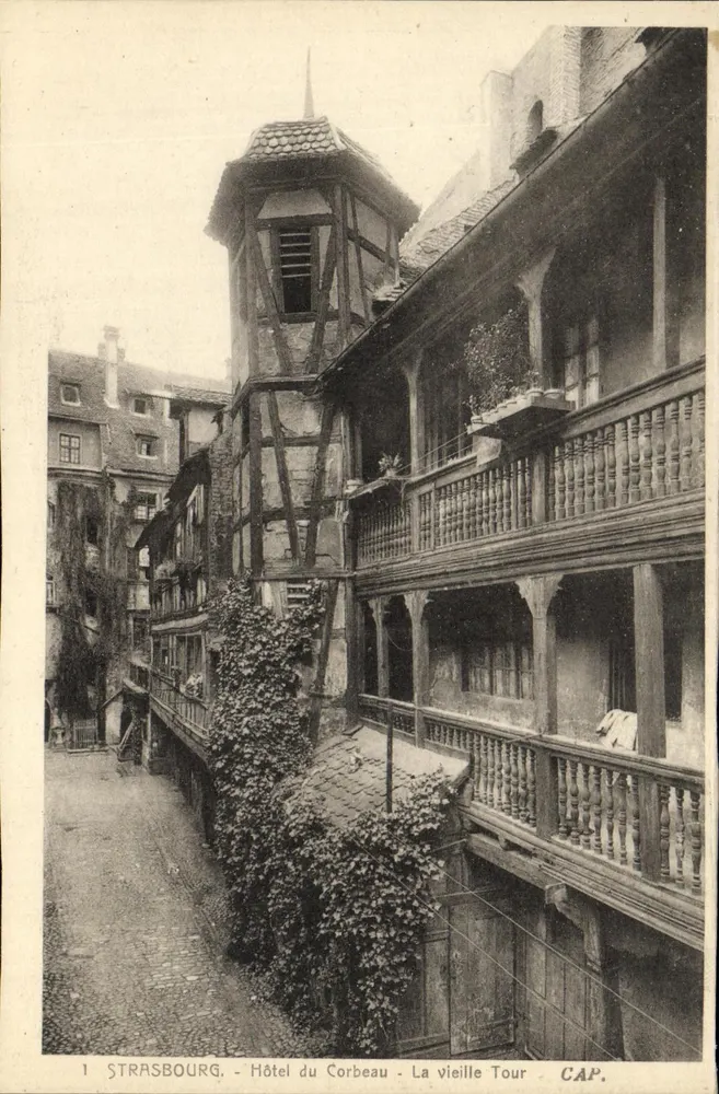 Straßburg - Hotel du Corbeau - La vieille Tour - CAP. - Vorderseite