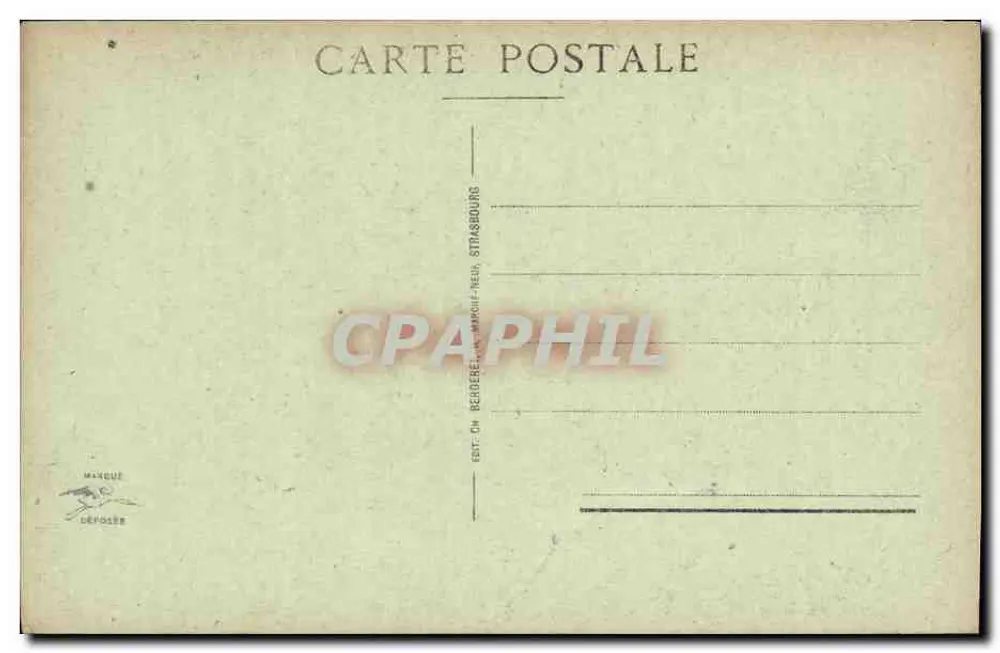 Strasbourg - O Parlamento do Alsace-Lorraine — editor Manouz, n° 289 - Verso