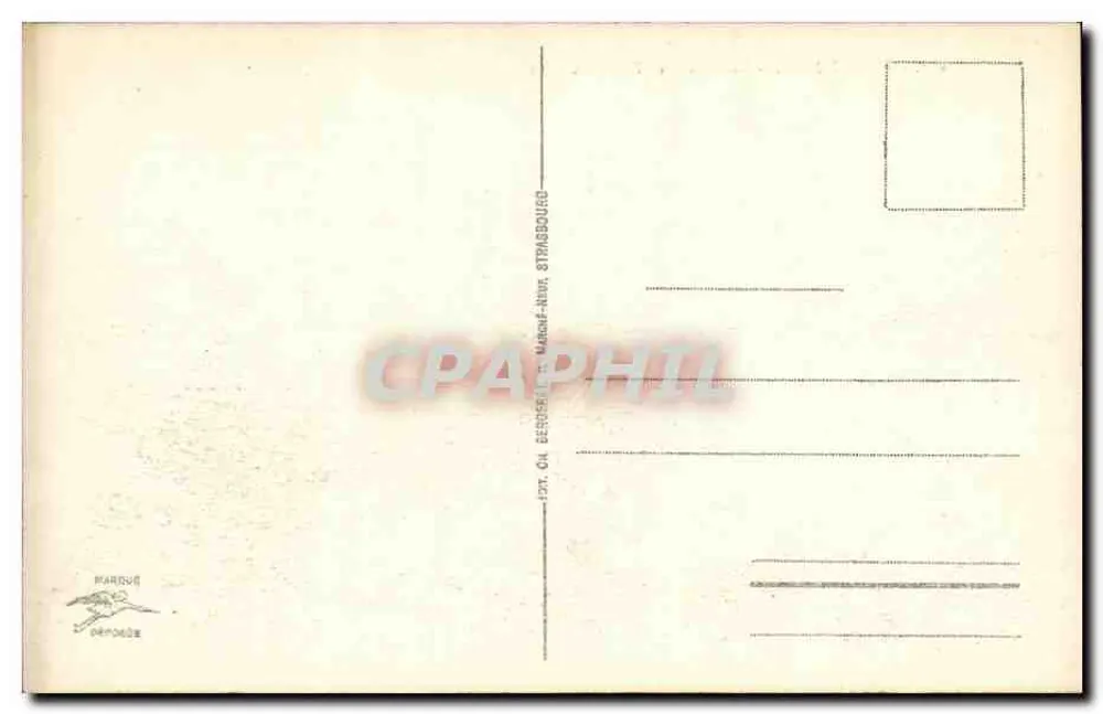 Straßburg - Die Wache der Rheinbrücken — Verlag: O. Berger, Straßburg, Nr. 633 - Rückseite