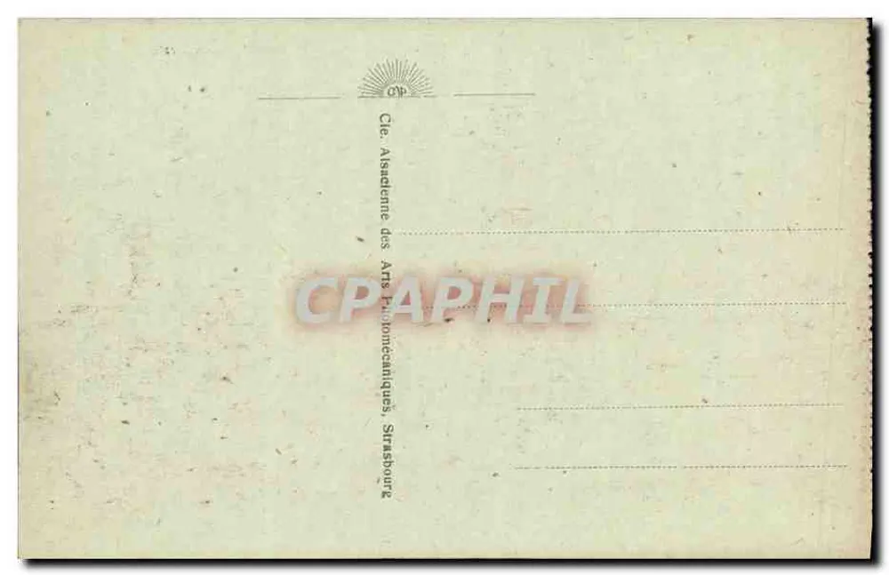 Strasbourg - Die Universität von der Place de la République aus gesehen — CAP, n°193 - Rückseite