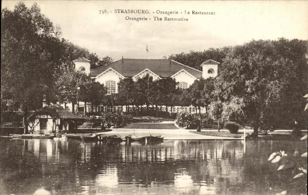 Strasbourg - Orangerie - Das Restaurant - Vorderseite