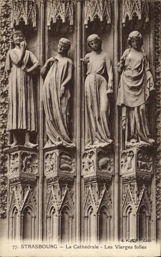 Strasbourg — Die Kathedrale — Die Madonnen — S.F. 'Luce' n°77 - Vorderseite