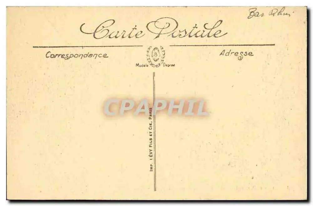 Strasbourg — Evangelische Kirche und die Kathedrale — LL. n°26 - Rückseite