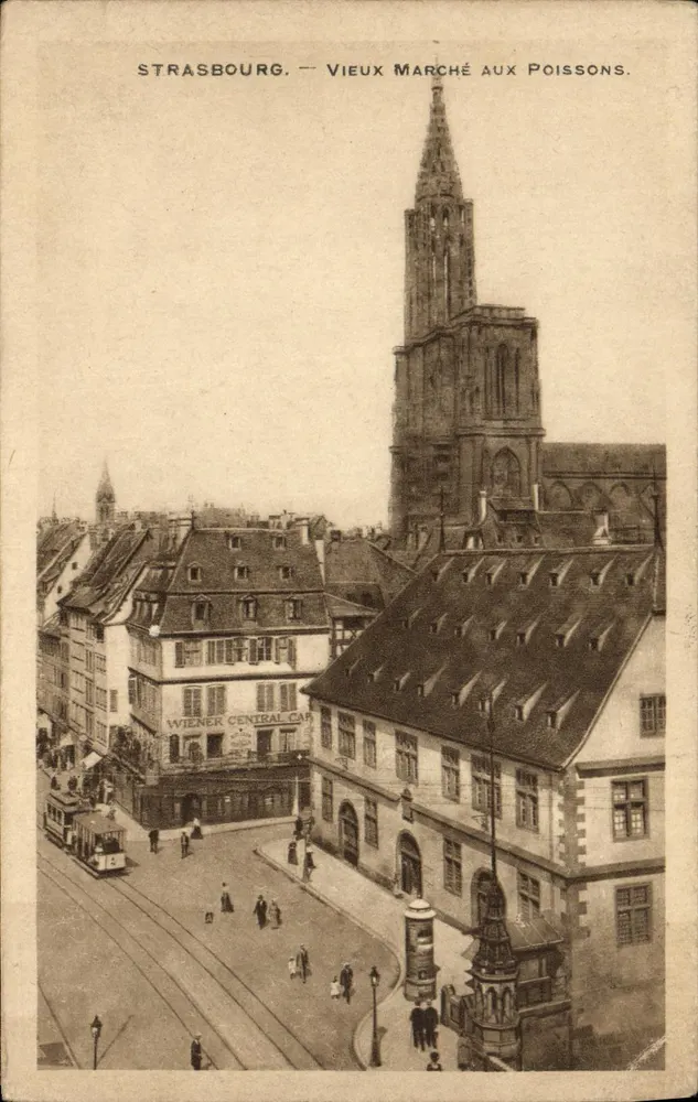 Strasbourg — Alter Fischmarkt — Wiener Central Café - Vorderseite