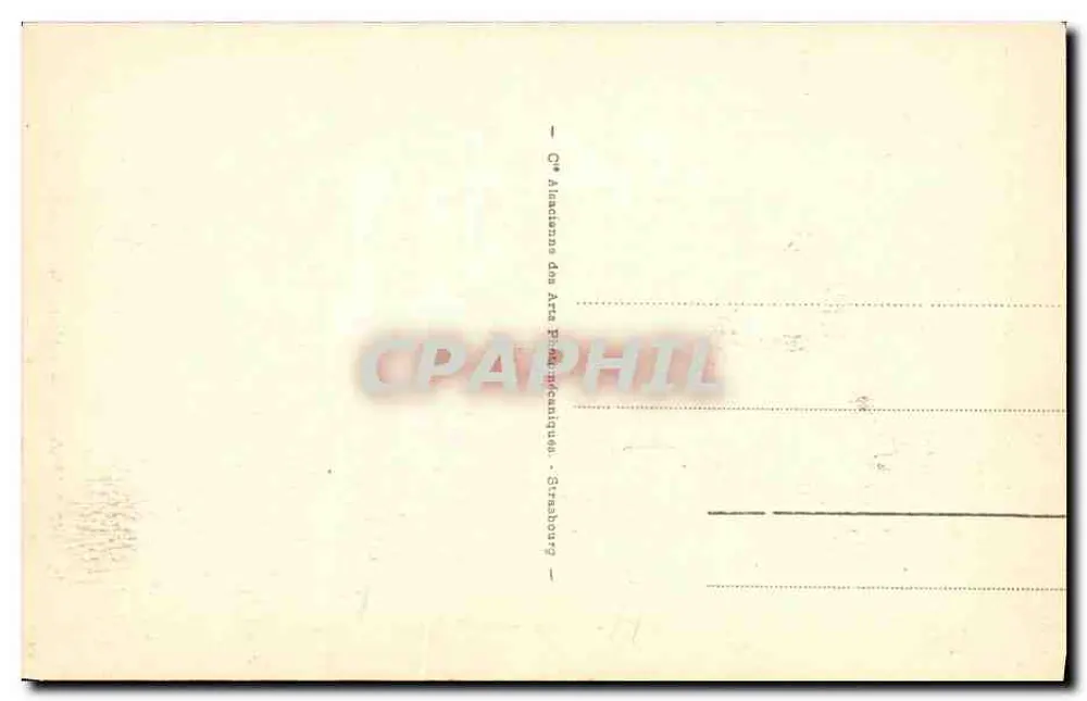 Estrasburgo - Casa Kammerzell — editor Allocations des Arts Pharmaceutiques, n°42 - Verso