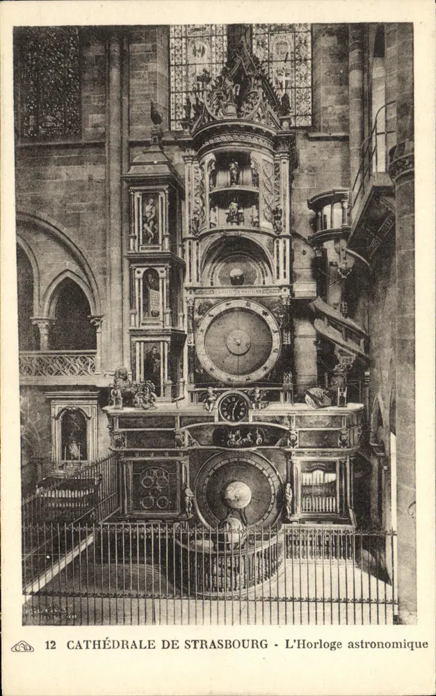 Kathedrale von Straßburg — Das astronomische Uhren — Verlag: Museum für Dekorative Künste Straßburg, Nr. 12 - Vorderseite