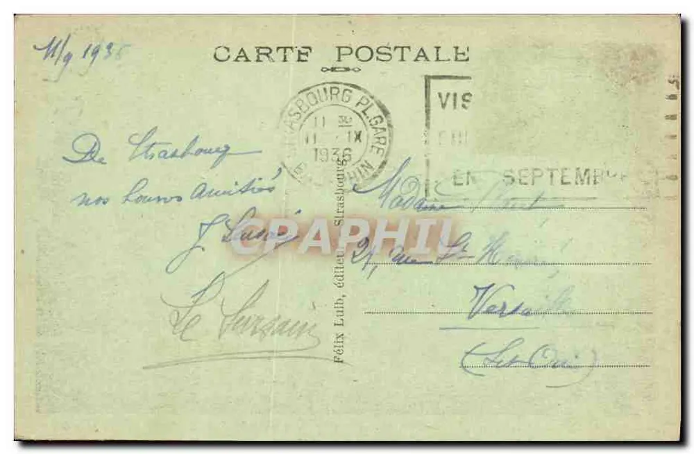 Strasbourg — Perto dos Pontes Cobertos — Félix Luhb, editor - Verso