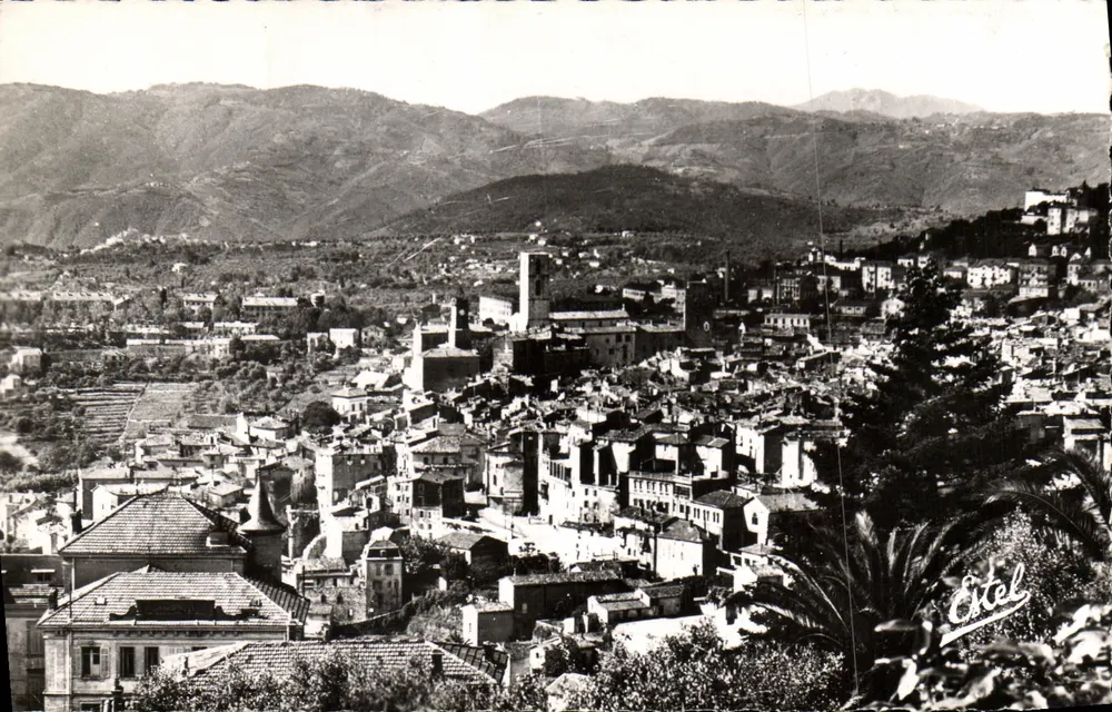 Grasse - Panoramablick auf das Dorf - Verlag Étel, n°1655 - Vorderseite