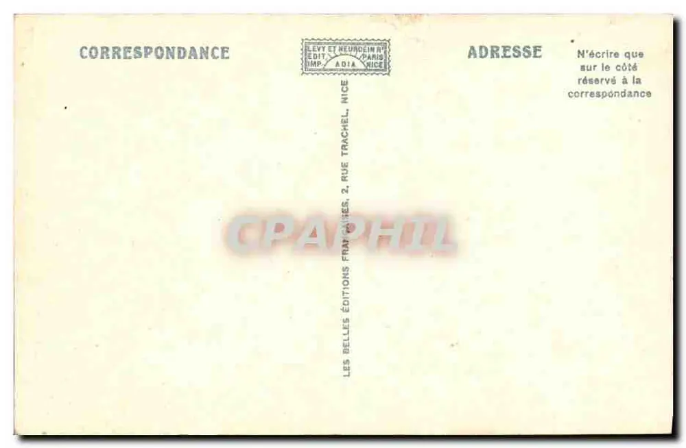 Grasse — Vista generale attraverso i palmeti — Adia, n° 11032 - Verso