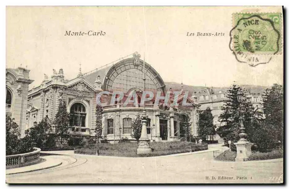 Monte-Carlo — Les Beaux-Arts — H. D. Editeur, Paris - Frente
