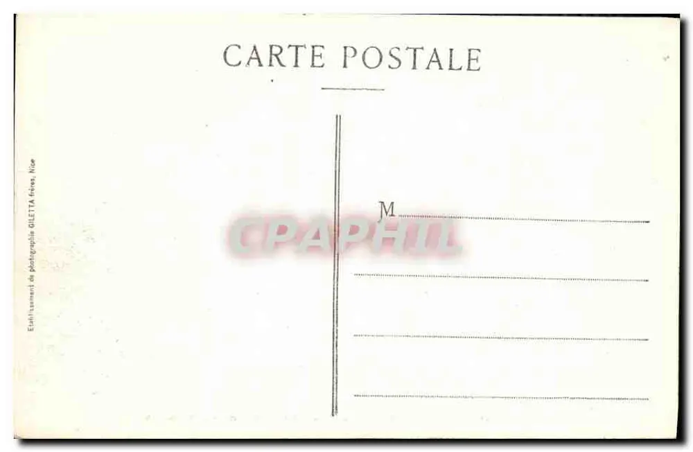 Monte-Carlo — Die Gärten — Place du Casino — Edition Giletta n°784 - Rückseite