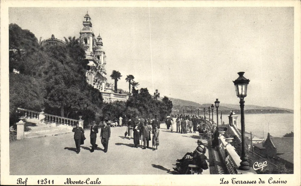 Monte-Carlo — Ansicht der Casino-Terrassen — Bef 12341 - Vorderseite