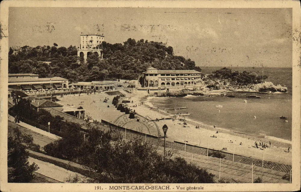 Monte-Carlo-Beach — Vista geral — Edição 'La Cigogne', n°191 - Frente