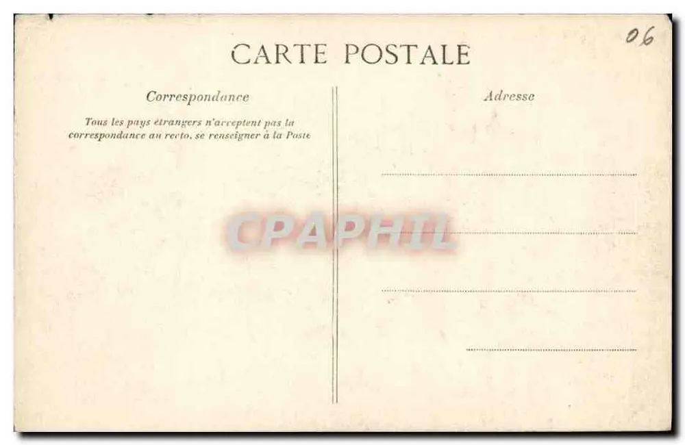 Monte-Carlo — Terrasses du Casino — éditeur imprimeur non visible, n° 58 - Rückseite