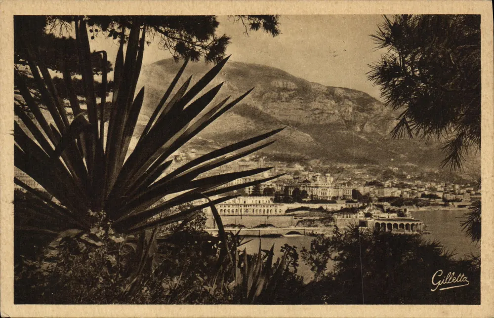 Monte-Carlo — Entre os Árvores — L. Gilletta - Frente