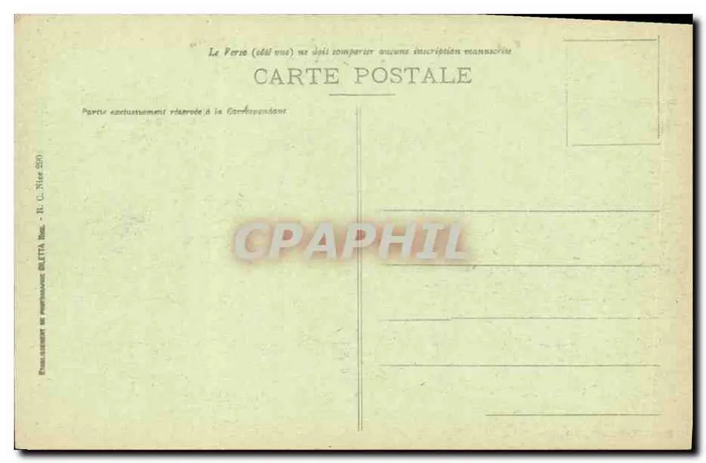 Monte-Carlo - Die Gärten des Boulingrins-Casinos — Verlag: B. C. Nîce 500 - Rückseite