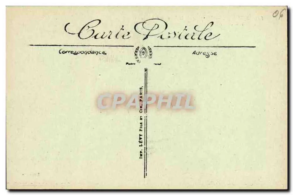 Menton — Ansicht vom französisch-italienischen Grenzpunkt — LL. — Nr. 131 - Rückseite