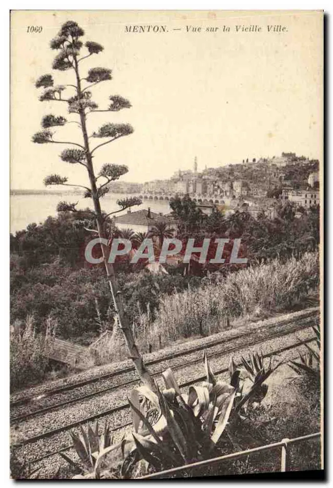 Menton — Blick auf das alte Stadttor — Menton-Phil - Vorderseite