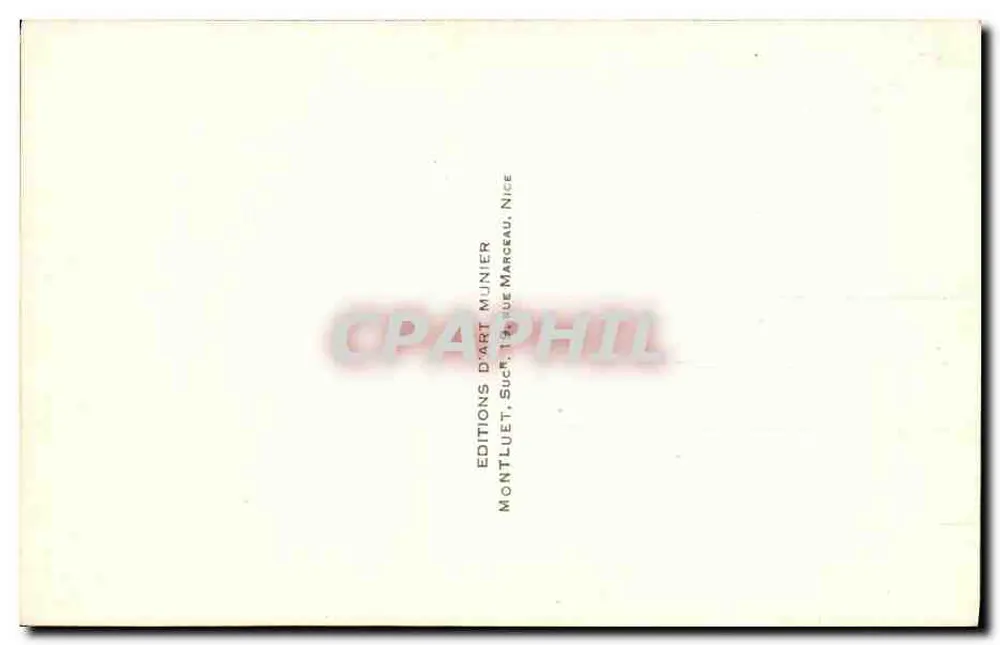 Menton — Floresta densa no Cap Martin — Munier, n°265 - Verso